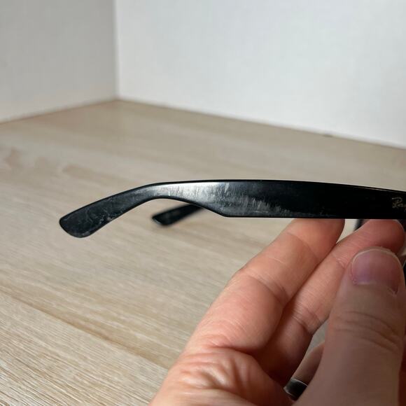 B&L Ray-Ban USA Wayfarer II Sunglasses READ FRAMES ONLY Black Vintage L1724 - Picture 9 of 10